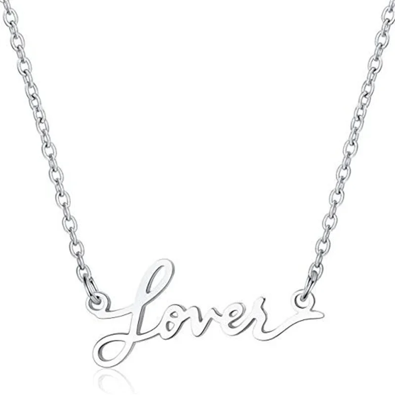 Edelstahl inspirierte Halskette für Frauen Folklore Speaknow furchtlose Epochen Speaknow Ruf Signatur Anhänger Schmuck – Detail 2