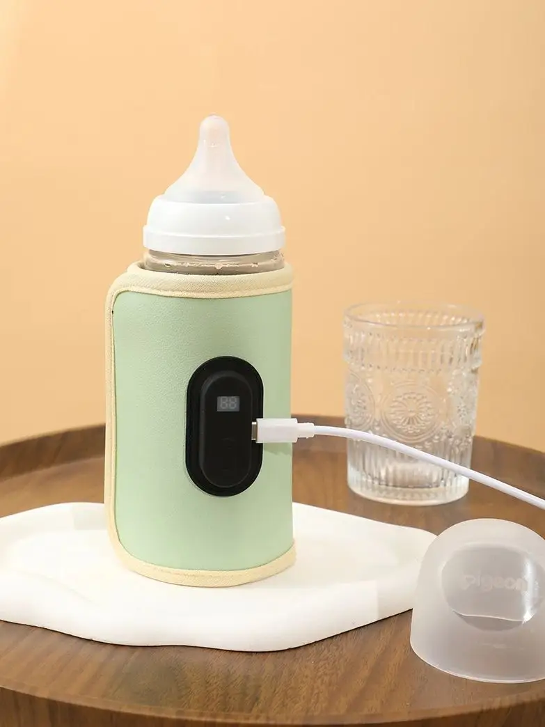 Podgrzewacz do mleka dla niemowląt Podgrzewacz do butelek do karmienia, przenośny podgrzewacz do butelek USB do samochodu, akcesoria podróżne na zewnątrz Przenośny na zewnątrz — zdjęcie 2
