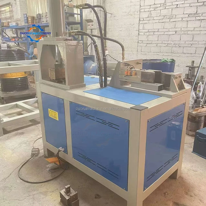 آلة قطع ثقب الأنابيب الهيدروليكية والحديد الصلب بزاوية 90 درجة على شكل حرف V