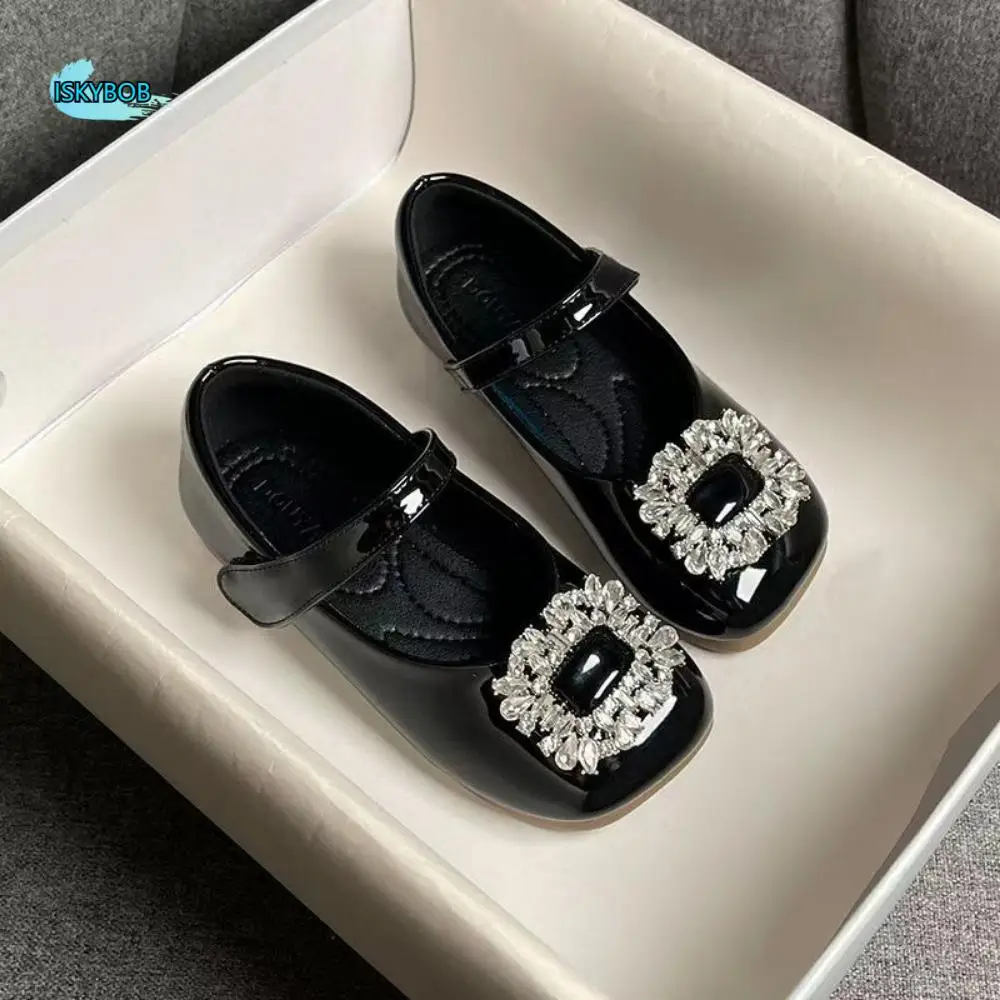 

PU Children Leather Shoes Soft Soled Lightweight Kids Shoes Slip-on Style Mary Jane Shoe Girl Princess Shoe for Girl