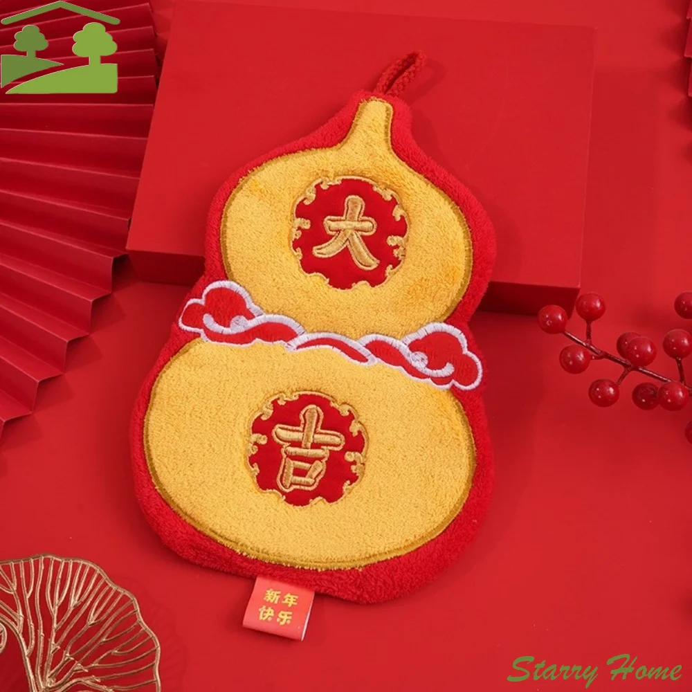 

Праздничное быстросохнущее полотенце для рук в форме тыквы из кораллового флиса, мягкие впитывающие салфетки для рук, декор для Нового года