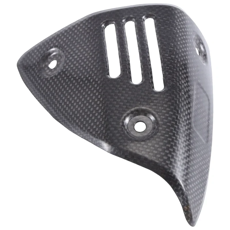 Motorcycle Accessories Exhaust Cover Real Carbon Fiber Exhaust Case Muffler Cover Heat Shield Cover