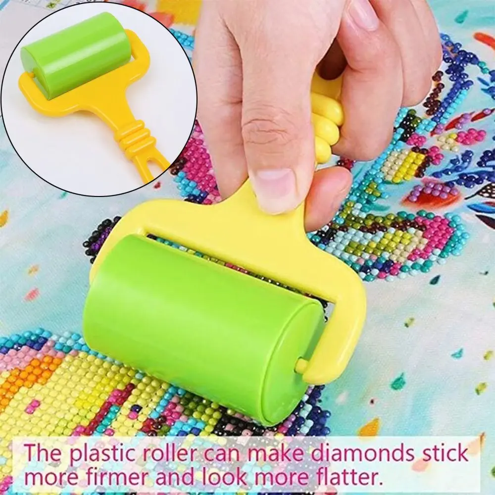 

Diamond Painting Cross Stitch Tool Diamond Painting Plastic Roller Rolling Tool Diamond Painting Accessories Random Color