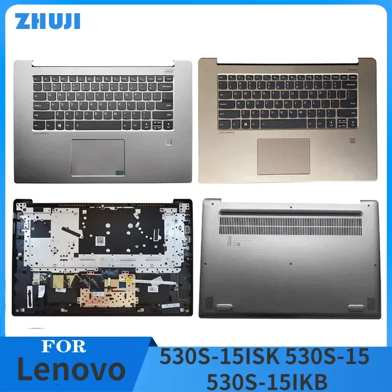 New For Lenovo 530S-15ISK 530S-15 530S-15IKB Laptop LCD Back Cover Front Bezel Upper Palmrest Bottom Base Case Keyboard Hinges