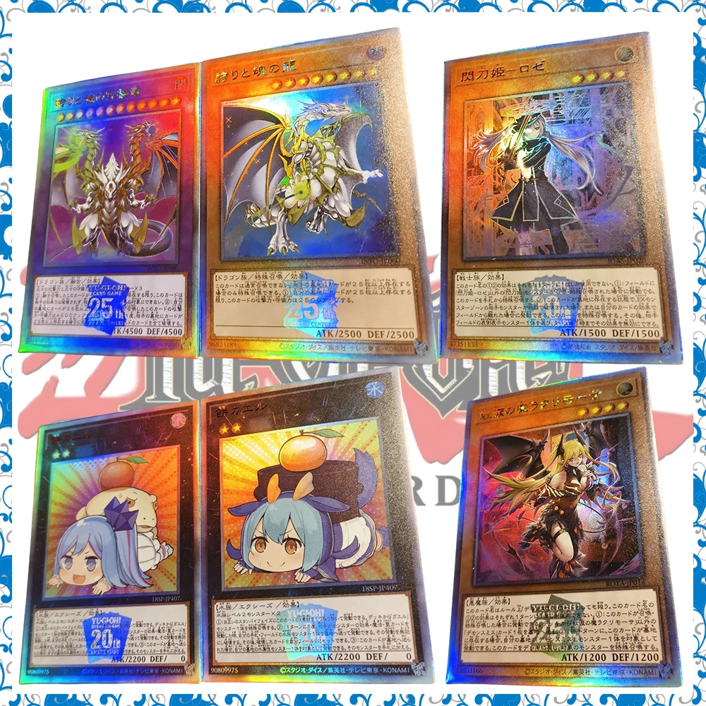 Anime Yu-Gi-Oh DIY ACG Sky Striker Ace gra planszowa Premium Flash karta kolekcjonerska chłopiec gry zabawki świąteczne prezenty urodzinowe