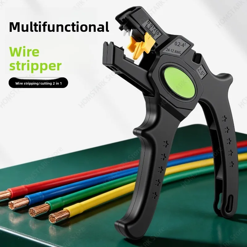Automatic Wire Stripper Pliers, Multi‑Purpose Cable Tool for Household Industrial Electric Wire Repair Work Accessory