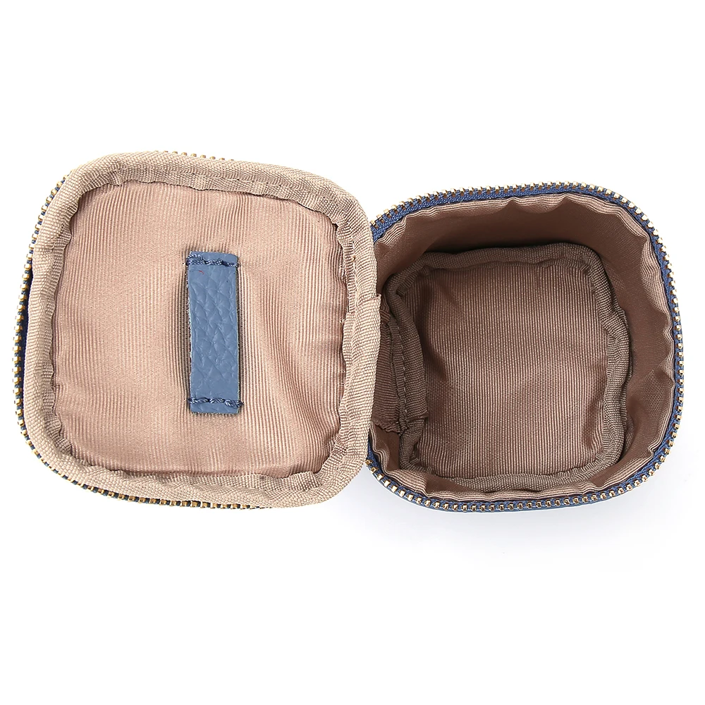 Fashion Simple Cosmetic Bag Red Envelope Air Cushion Genuine Leather Women's Coin Purse Hand Carrying Coin Storage Hanging Bag