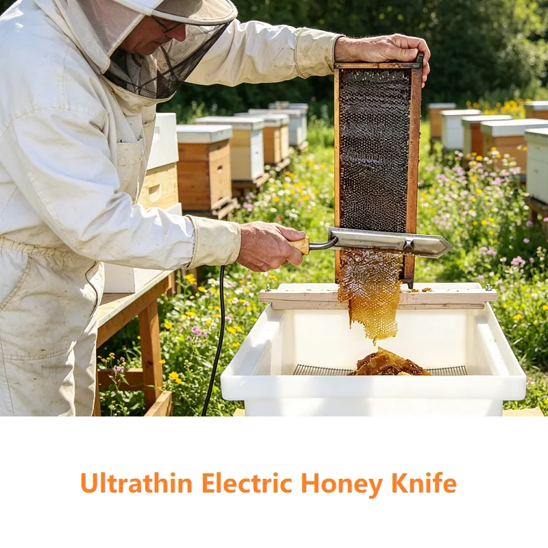 Electric Honey Knife Ultrathin Uncapping Knife Bee Hive Scraper Honey Cutter Heating Up Quickly Honey Extractor Beekeeping Tools