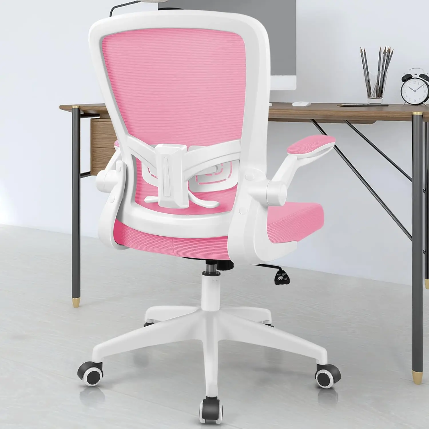 Office Chair, Ergonomic Desk Chair with Adjustable Height and Lumbar Support Swivel Game Chair Desk Computer Chair wit