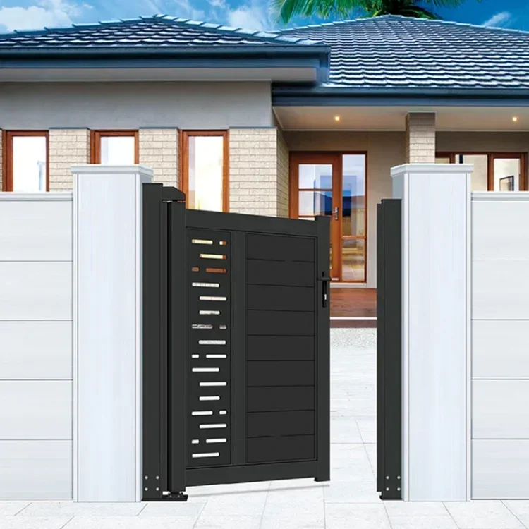 Garden Supplies Fast Delivery Aluminum Gate Metal Garden Gate Pedestrian Powder Coated Side Gates