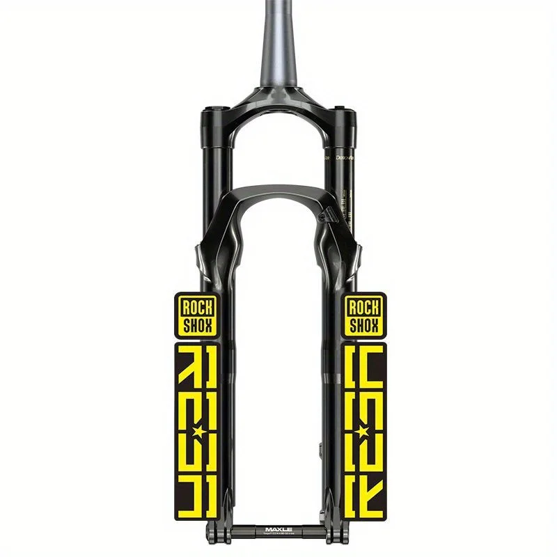 Kit de protection de fourche RockShox Reba 2025 – Autocollants pour cadre contour découpé