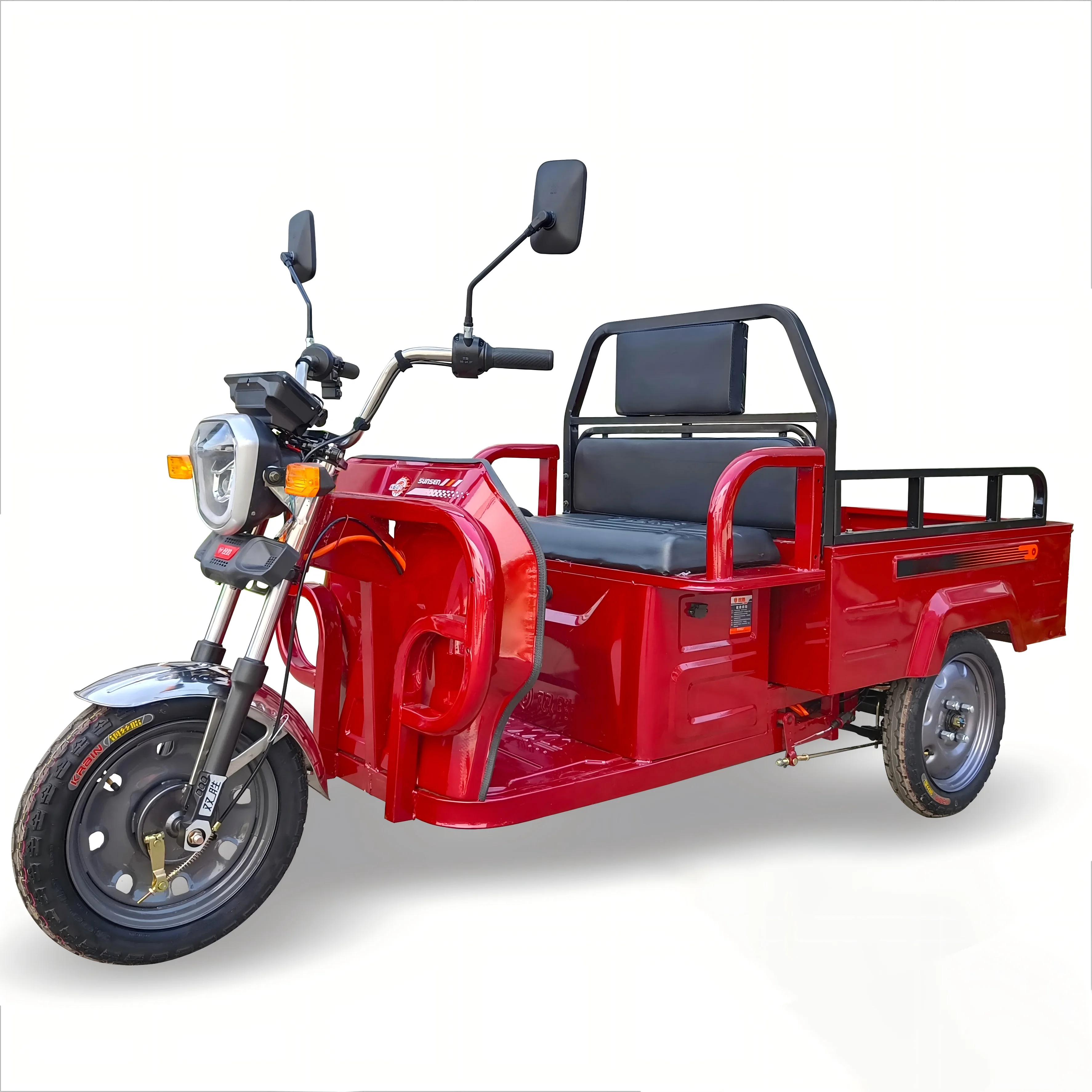 

1000W Motor Electric Cargo Van Tricycle 60V Wagon Tricycle Electric Trike for Adults 1.1m Three-Wheeled Truck Bike