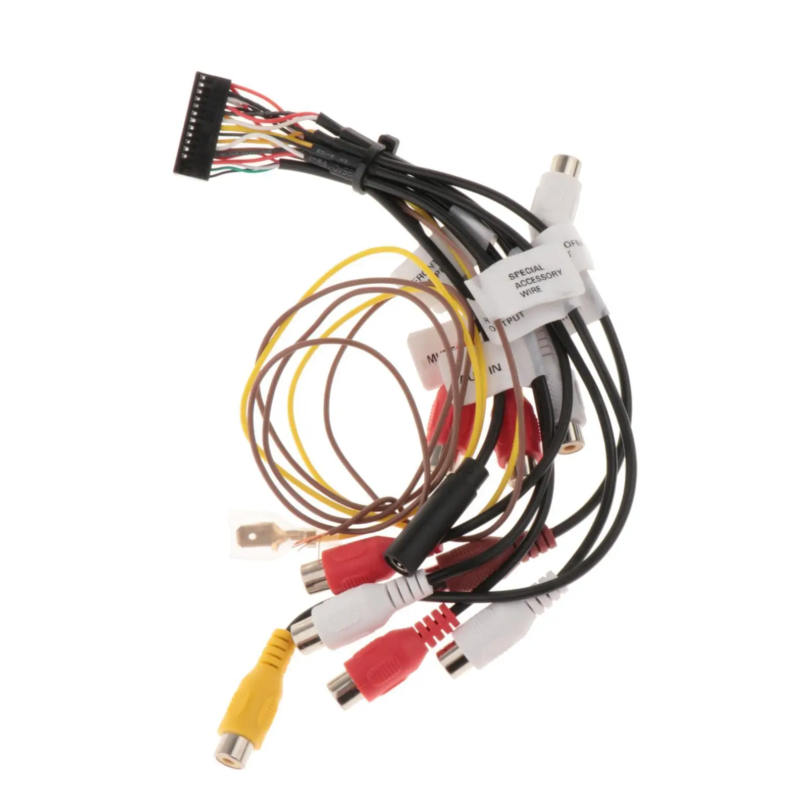 

RCA Cord CDP1803 Wiring Harness Car Audio Video 24 Pin RCA Harness for Pioneer