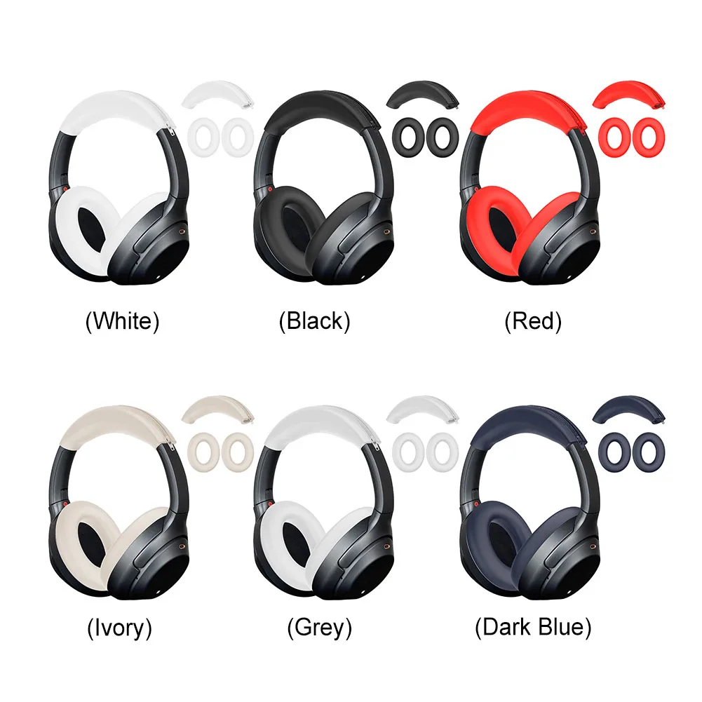Silicone Earmuff Shell Cover Anti-Scratch Headset Sleeve Replacement Protective Case for Sony ULT WEAR WH-ULT900N/WH-1000XM3/XM4 view 5