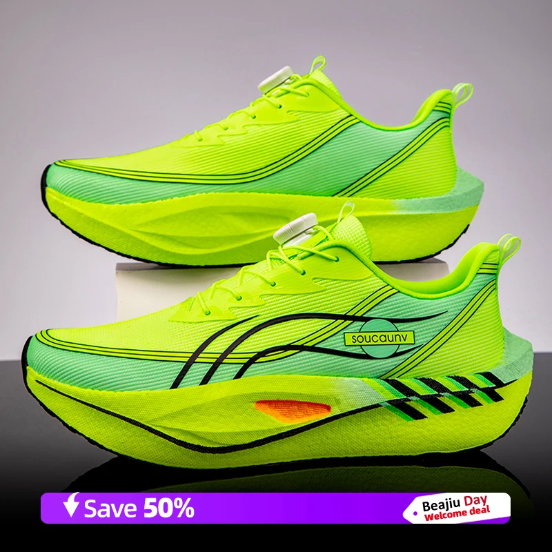 

Мужские кроссовки из углеродистой пластины, специальные спортивные дышащие легкие женские удобные нескользящие кроссовки для отдыха