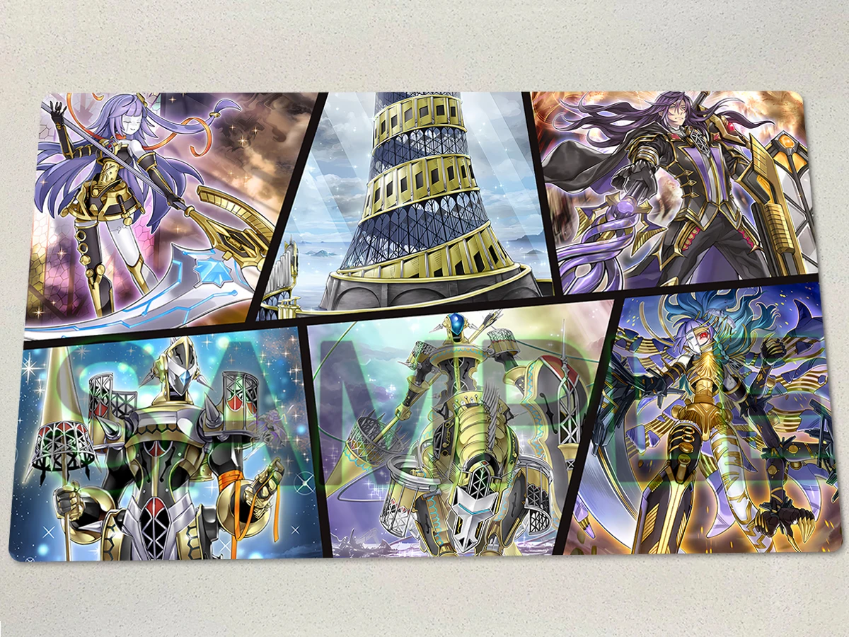 

YuGiOh Galatea, игровой коврик The Orcust Automaton Longirsu, Orcust Orchestrator TCG CCG Dingirsu Коллекционный коврик для карточных игр Коврик для мыши