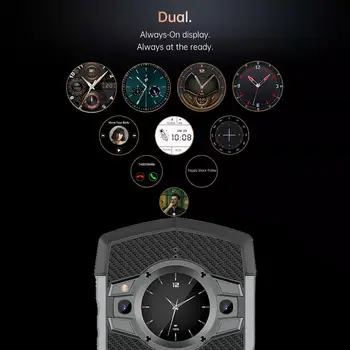 Unihertz Tick Tock 5G Robustní smartphone Android 128GB 48MP Fotoaparát Mobilní telefon 6000mAh Telefon s Duální obrazovkou IP 68 Vodotěsný 10 nejlepší prodej nejlepší telefon - №5