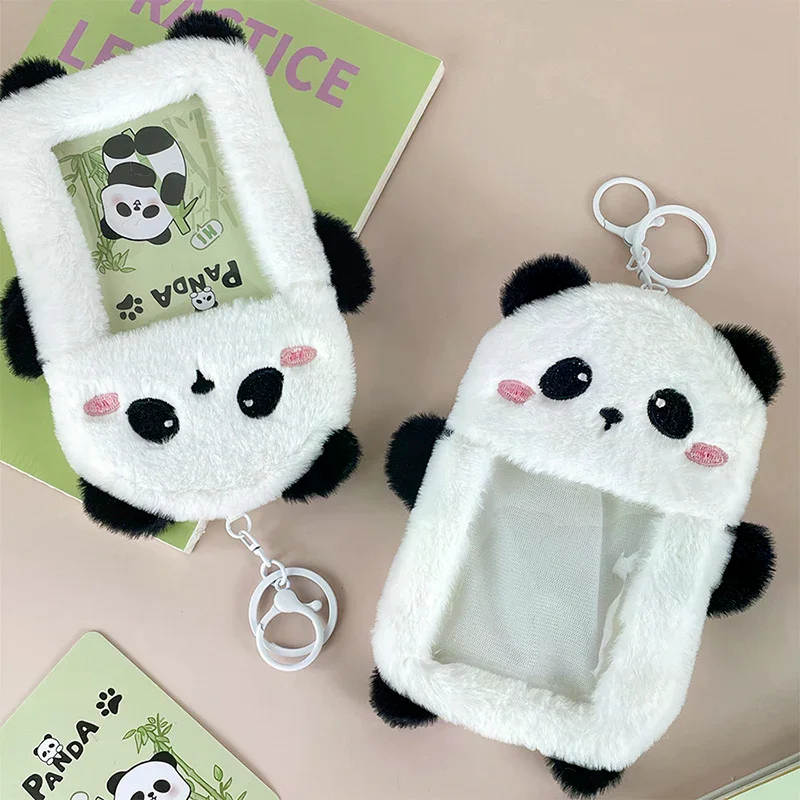 Stationery Kawaii Panda Cartoon Photocard Student High Quality Durable Material Easy To Install Ideal Gift Choice