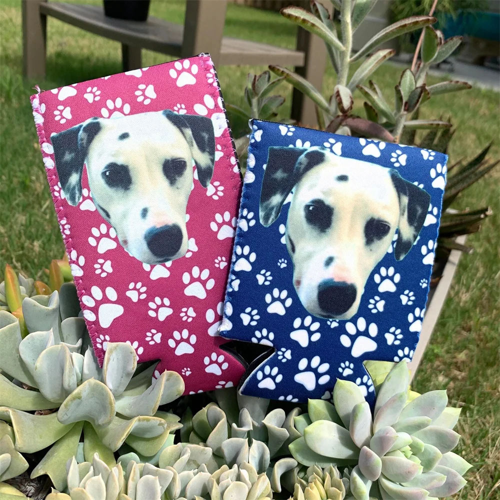 

Индивидуальный подарок для домашних животных, персонализированный кулер для питомцев, кулер для тонкой банки с вашей фотографией, фотоподарки для домашних животных, кулер для домашних животных с фотографией