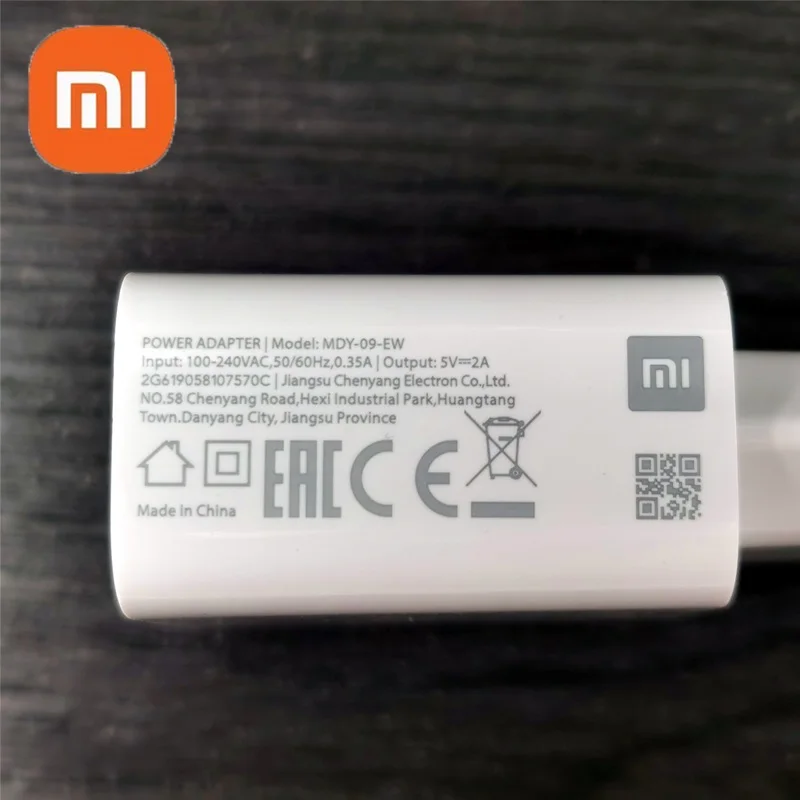 Original Xiaomi Charger 10W Cell Phone EU Charging Power Adapter For mi a1 a2 lite 9c redmi 7 9a Note 9S Usb Type C Micro Cable