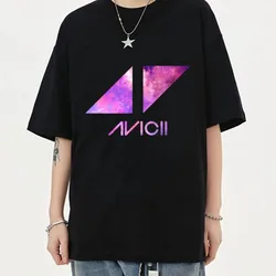 Avicii Dj T Shirt Women Couple Clothes Short Sleeve Collar Fashion Man Cotton Summer Sporty