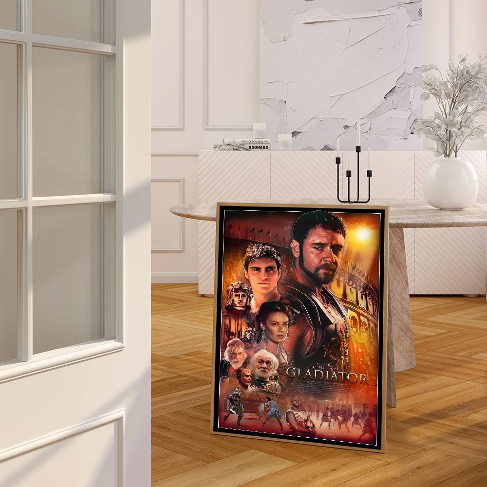 1 قطعة المصارع الفيلم الكلاسيكي المشارك الفيلم لزجة الملصقات الرجعية كرافت ورقة ملصق DIY بها بنفسك غرفة بار مقهى الجمالية الفن طلاء جدران #4