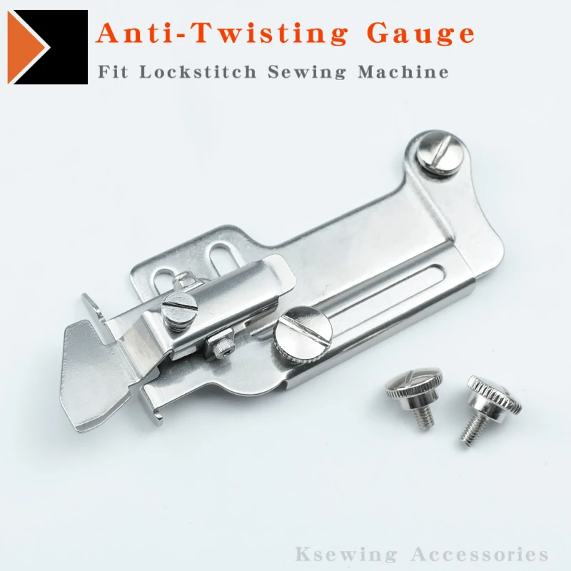 

Anti-Twisting Gauge Fit All Industrial Single Needle Lockstitch Sewing Machine Fabric Guide Tools Avoid Crimping Accessories