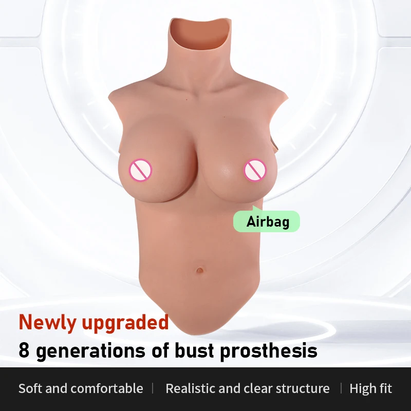 ONEFENG No-oil Silicone Breast Forms Fake Boobs Plate Enhancer Tits Male to Shemale Transgender Drag Queen Crossdressing Cosplay