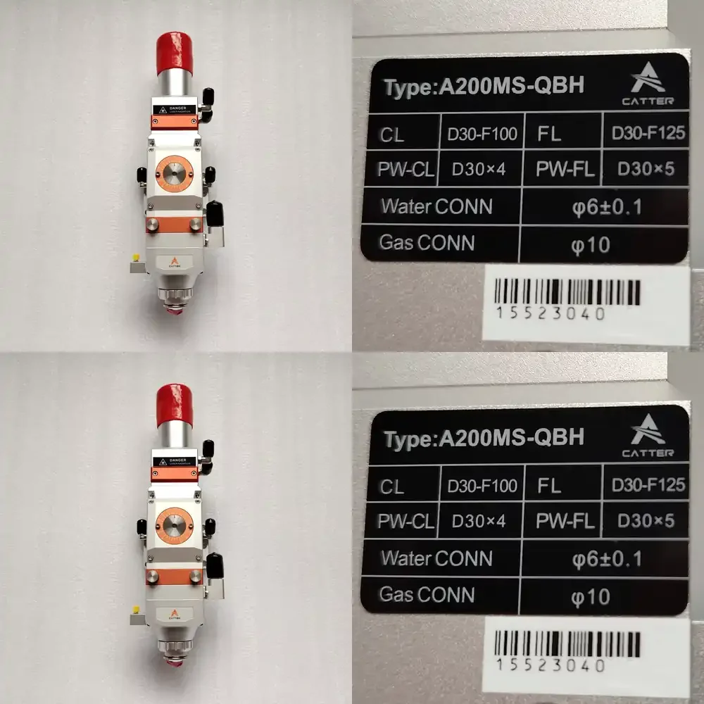 

Au3tech A200MS Cutting Head 3000W for Fiber Cutter with QBH Connector for Manual Focusing CNC Cutting