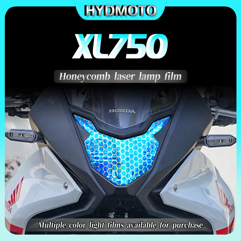 For Honda XL750 xl750 Transalp honeycomb laser light film transparent headlight tail light film stickers motorcycle accessories