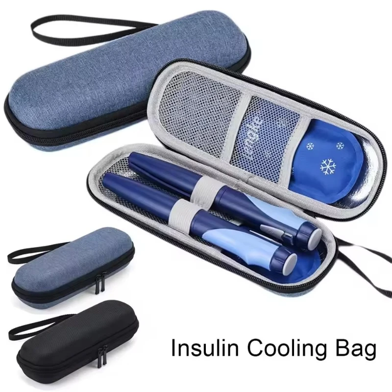 Insulin Cooler Travel Case Diabetic Medication Storage Bag Insulated Cool Organizer for Insulin Pen and Supplies Portable Coolin