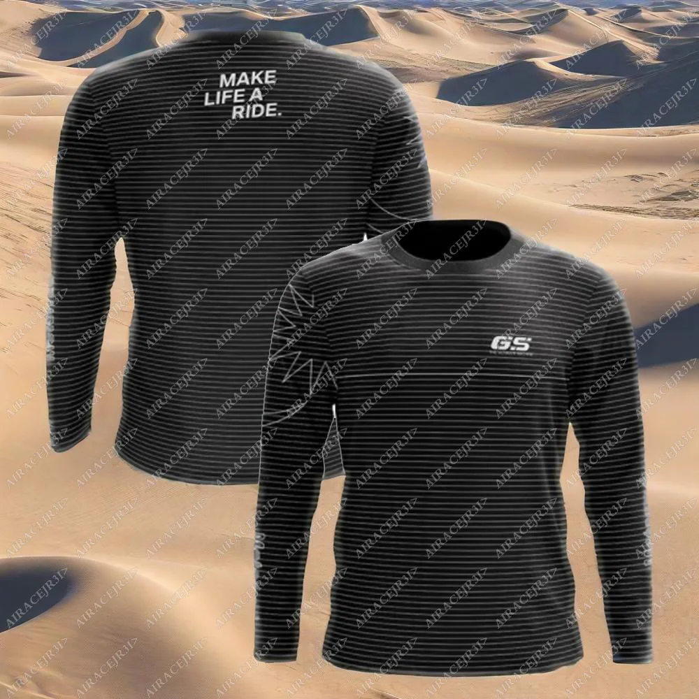 Motorrad RIDER Motorcycle ADVENTURE Racing Long Sleeve T-Shirt Summer 1250GS F800GS G310GS Black Jerseys Anti-UV