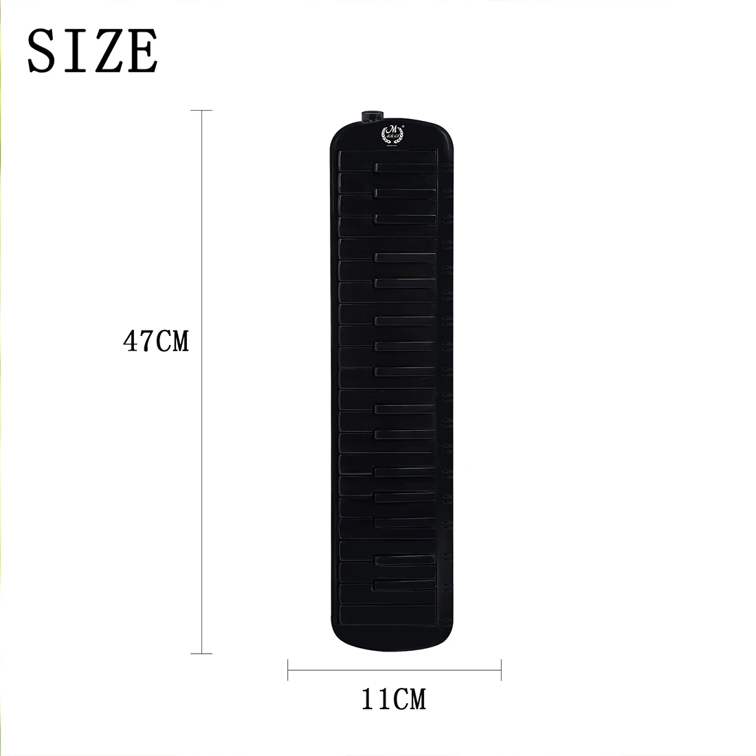 M MBAT 37 Keys Melodica Instrument Melodica Air Piano Keyboard with Soft Blow Pipe Blowing Nozzles Bag Melodica Wind Instruments
