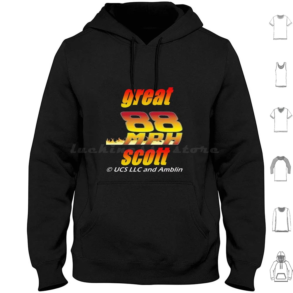 Great Hoodies Long Sleeve Back To The Future Backtothefuture Great 88 Mph Marty Doc Marty Doc Brown Hill Valley 1985