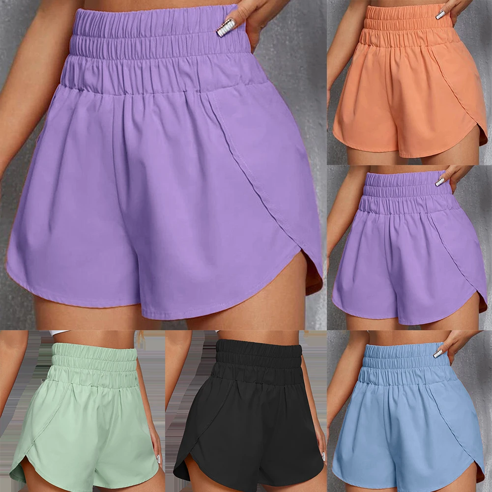 Fashion Shorts Sports Shorts Home Wear Non Stretch Shorts Women Loose Sports Shorts Yoga Shorts Casual Comfortable