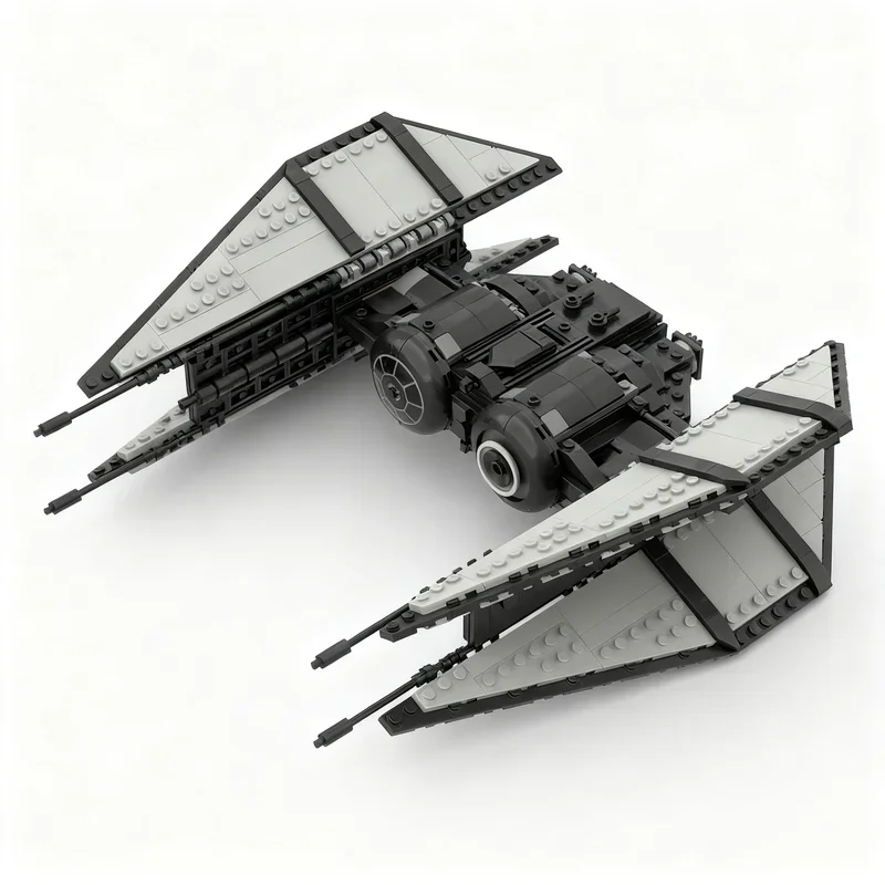 

635PCS MOC Space War First Order Tie Bomber Fighter Model DIY Creative Ideas Display Assembly Building Blocks Birthday Gift Set