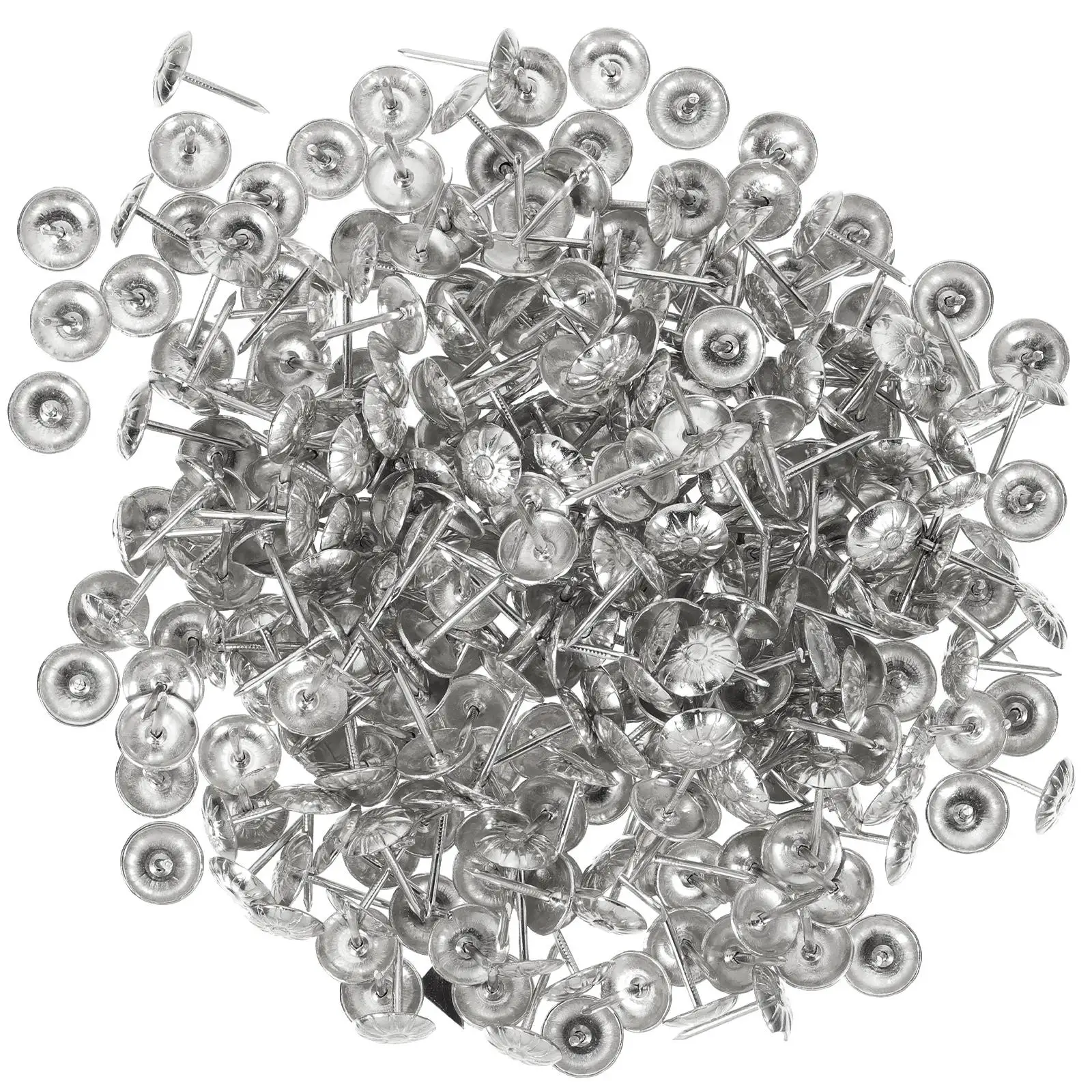 

300 Pcs Upholstery Tacks Furniture Nails Push Pins Retro Style Soft Bag Sofa Vintage Upholstery Tacks Decor Iron DIY Craft