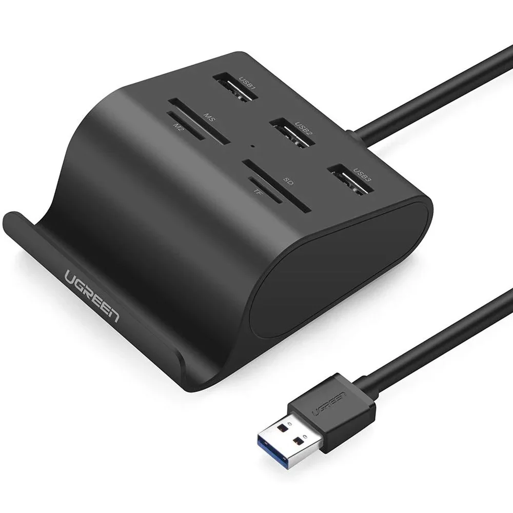 

Концентратор USB 3,0, кардридер для SD-карт, 4 слота для SD-карт, SDXC, SDHC, TF, MS, Micro, совместим с Macs OS Surface Pro IdeaPad