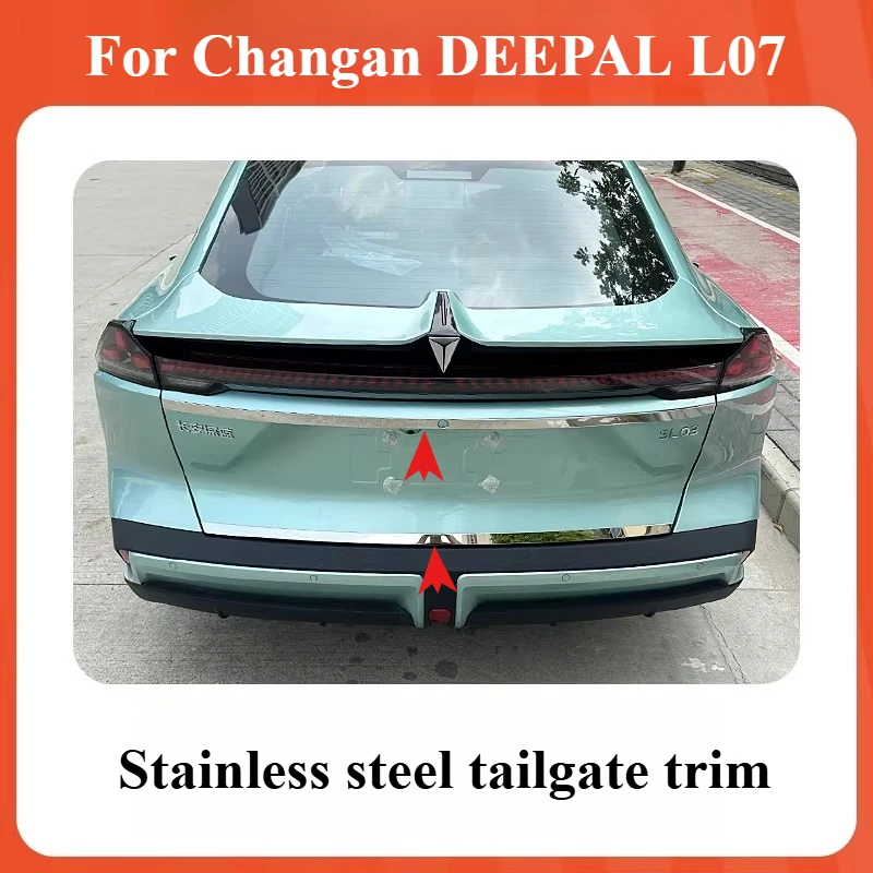 Car Rear Door Trunk Stripe Tailgate Decoration Styling For Changan DEEPAL L07 2024 2025 Exterior Accessories Auto