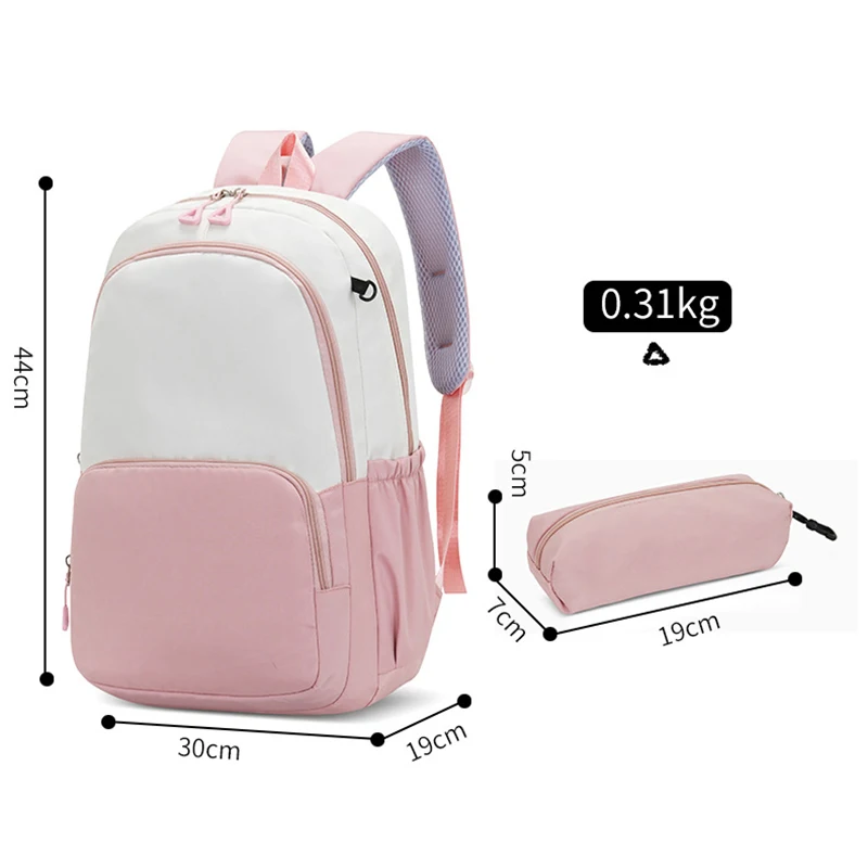 귀여운 PAW 순찰 나일론 방수 배낭 연필 가방 만화 편지 A-Z 학생 Schoolbag 도서 편지지 보관 가방 선물