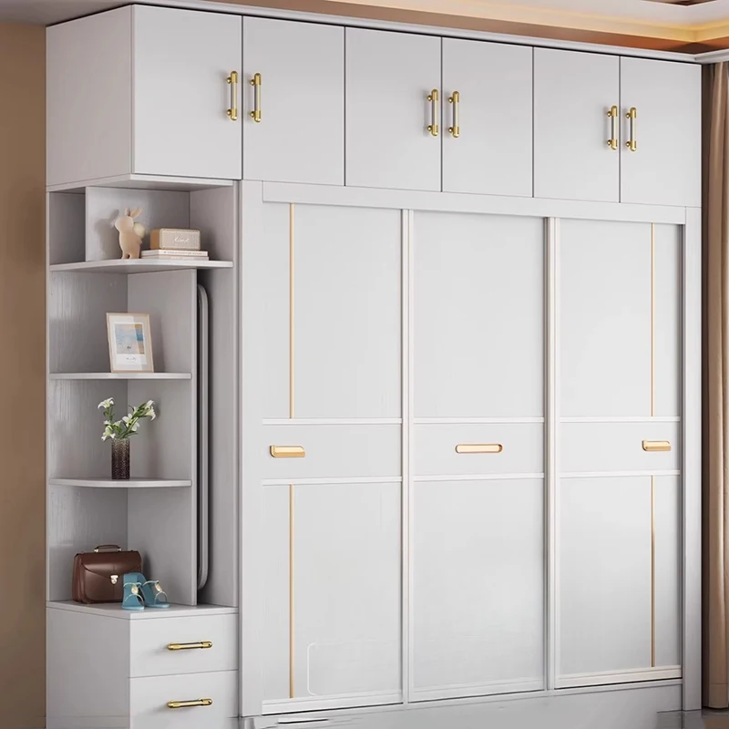 

Solid Wood Wardrobe Storage Luxury Cube White Clothing Rack Wardrobe Living Room Cabinet Armoire De Rangement Salon Furniture