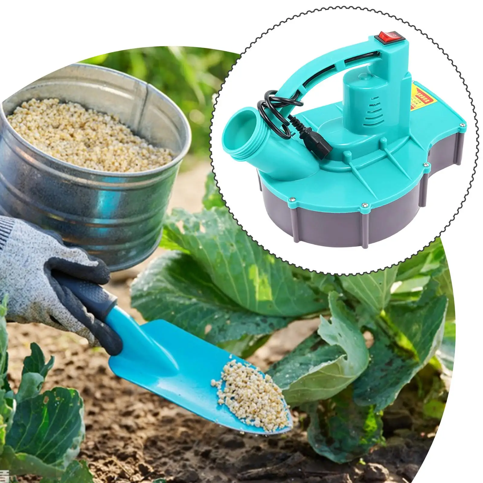 

Электрический разбрасыватель удобрений для сельского хозяйства, сеялка для посева