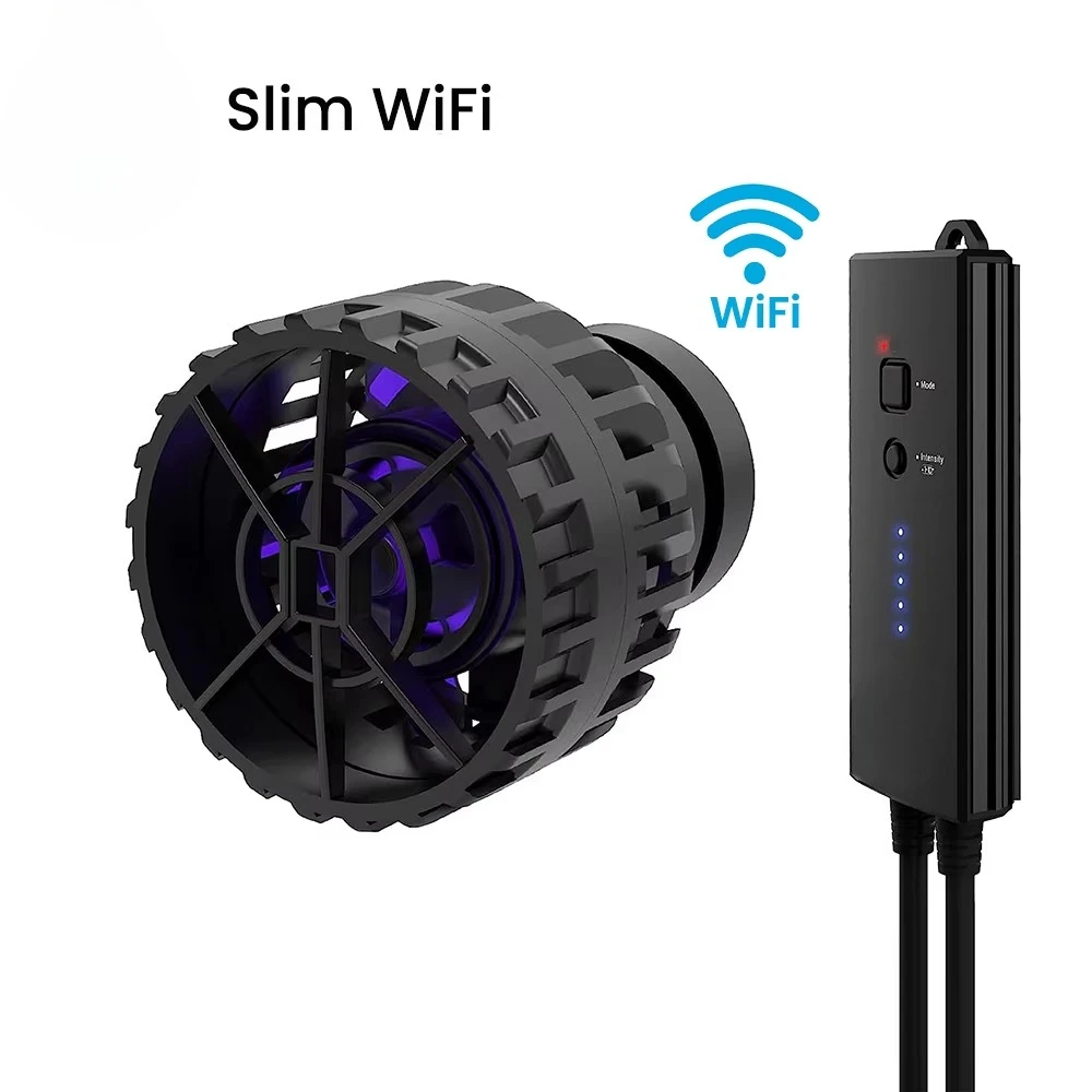 Fourth Generation Intelligent Aquarium Wave Generator Pump 6 Wave Mode WiFi Application Remote Control Salt Water Freshwater