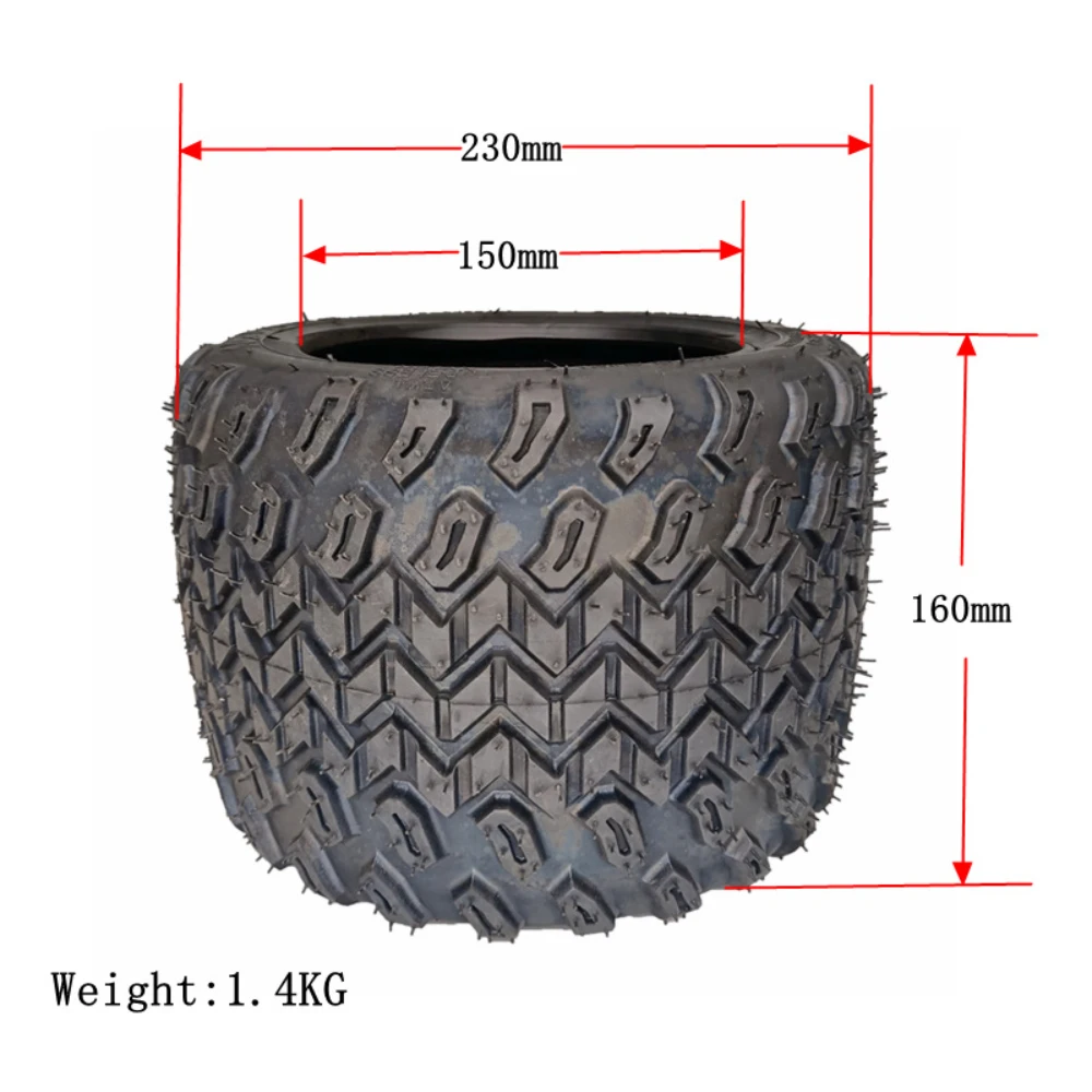 10 inch Off Road Tire Tubeless Tyre 10x6.00-5.5 10x6.00-6 for Electric Scooter Harley Car