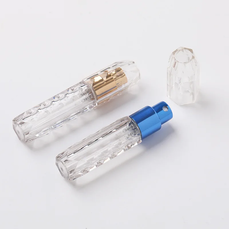 5ml Perfume Dispenser Bottle Portable Travel Filling Models Acrylic Transparent Spray Sample Empty Bottle Pure Dew Atomizer