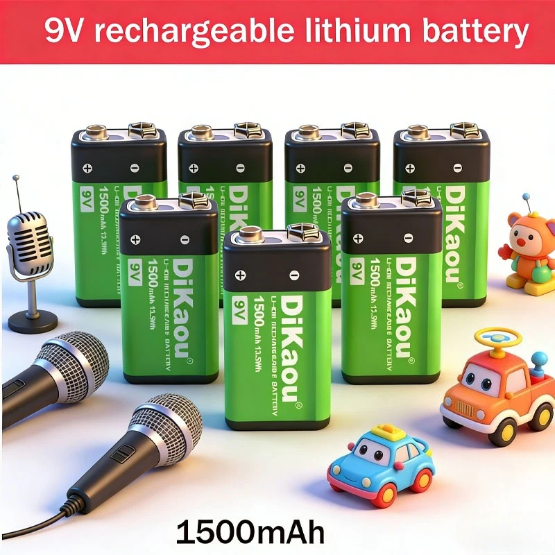 9V Rechargeable Lit…