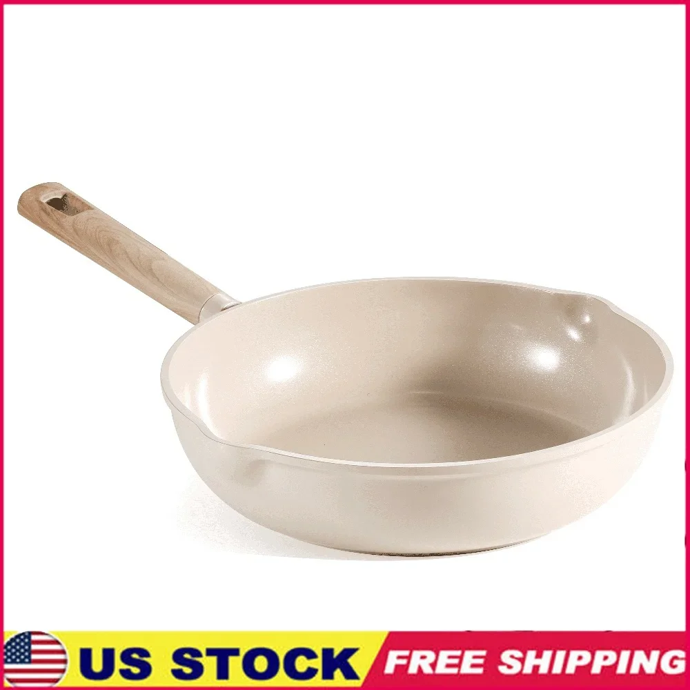 

Premium Nonstick Ceramic Skillet Induction Frying Pan Toxin Free Easy Clean Heavy Duty Cookware Chef Pan Suitable All Stoves