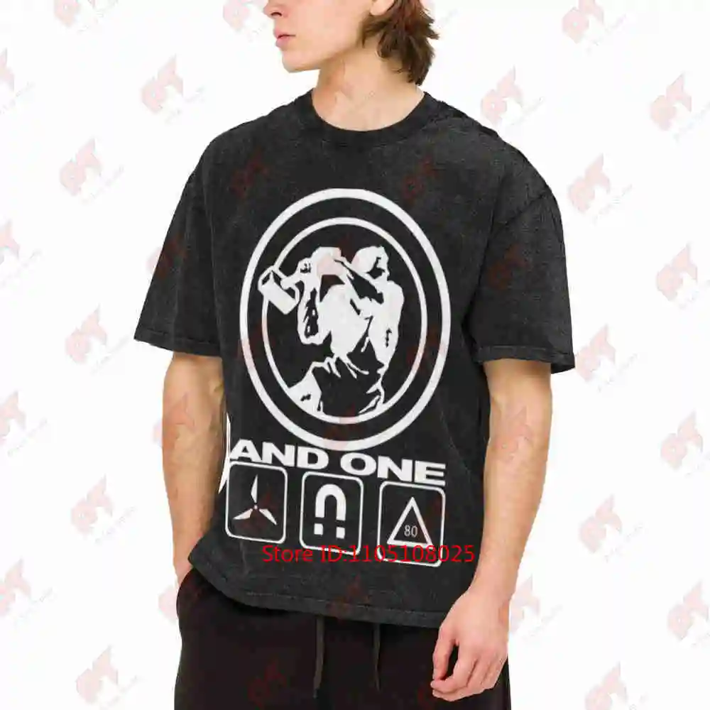 And One Band Trilogy Vintage Washed Tee Pure Cotton T-Shirt