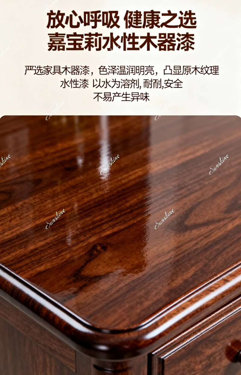 New Chinese solid wood, Zen high-end Chinese style, bed collapse, home living room antique sofa collapse