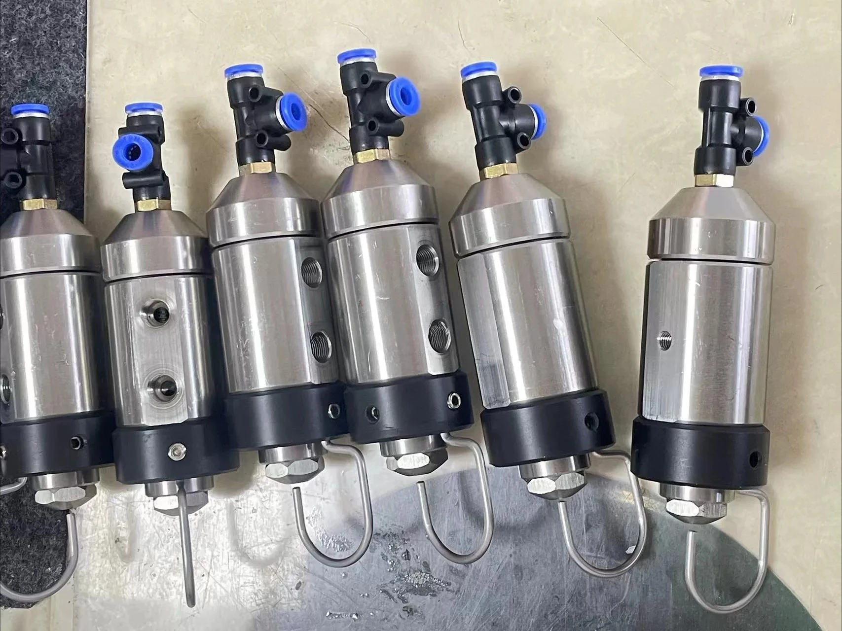 SS Impact Type Air Atomizing Nozzles For Coal Washing Plant Adjustable Angle Automatic Spray Humidification Dust Suppression - view 3
